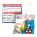 1.000un Etiqueta Adesiva Troca de Óleo 5